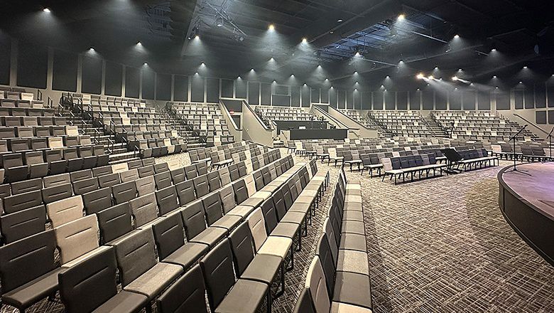 Thrive Community Church auditorium vision 2000 seats