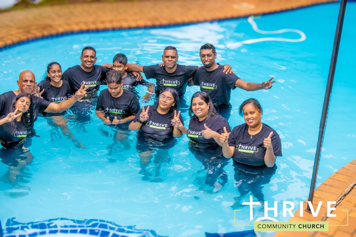 Water baptism ceremony Thrive Community Church Pietermaritzburg