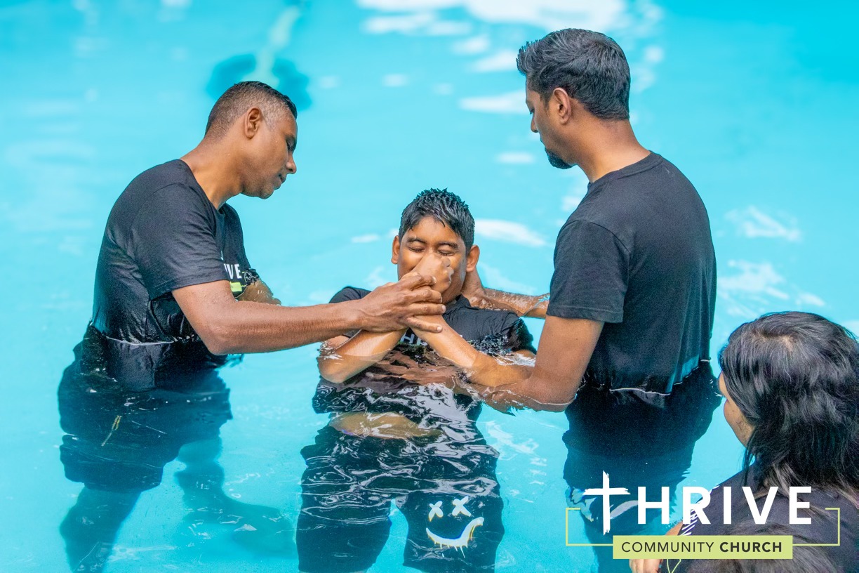 Water baptism ceremony Thrive Community Church Pietermaritzburg