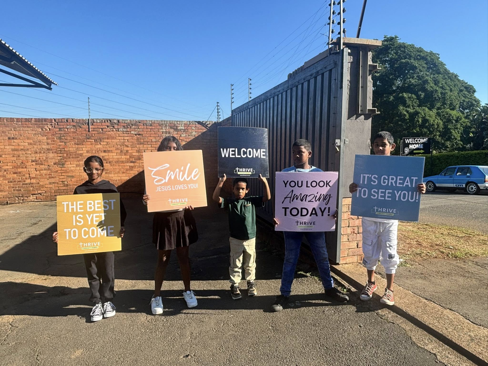 Welcome team Thrive Community Church Pietermaritzburg